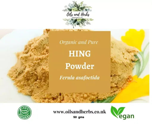 Organic Hing Powder - Ferula asafoetida - 100% Pure and Natural