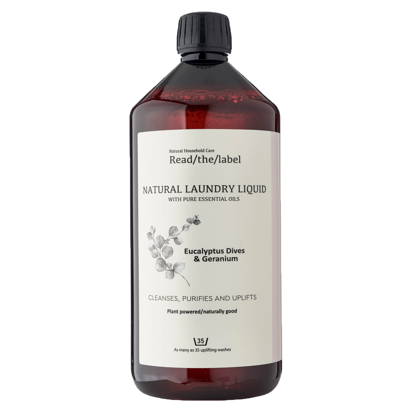 Read The Label Natural Laundry Liquid- Eucalyptus Dives & Geranium 1000ml