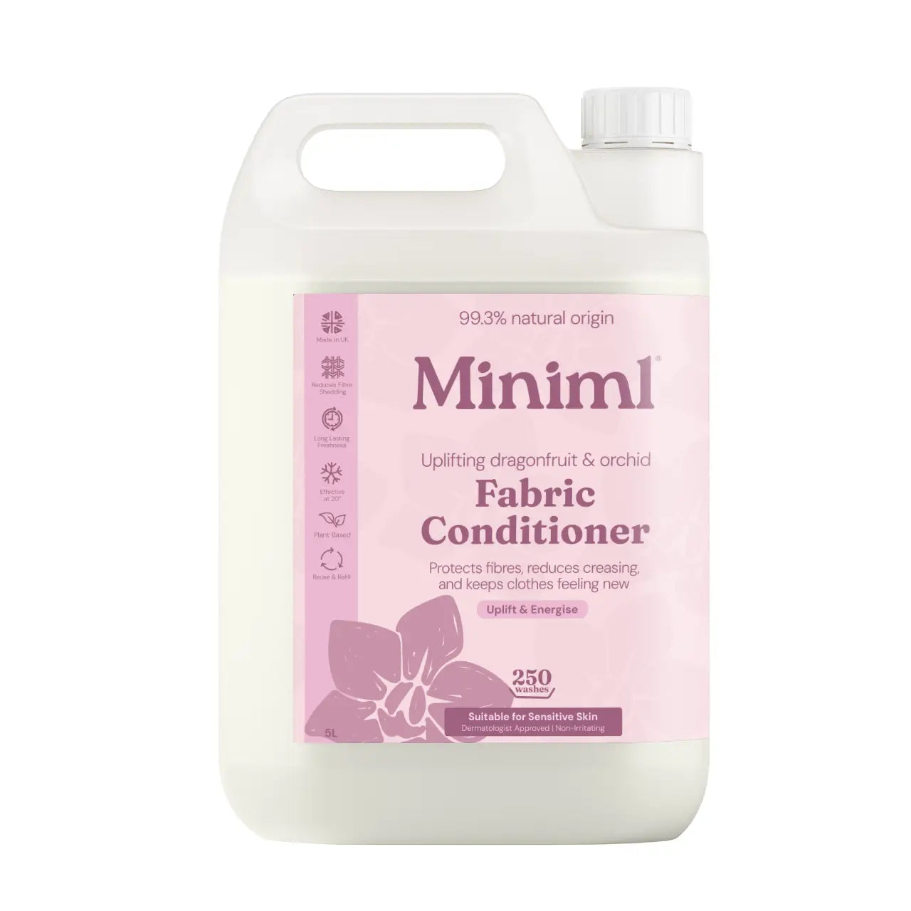 Fabric Conditioner - Uplifting Pink Dragon fruit + Orchid 5L