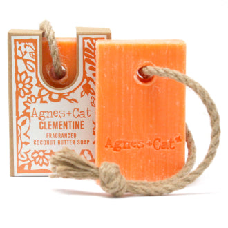 Anges & Cat Soap On A Rope
