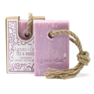 Anges & Cat Soap On A Rope
