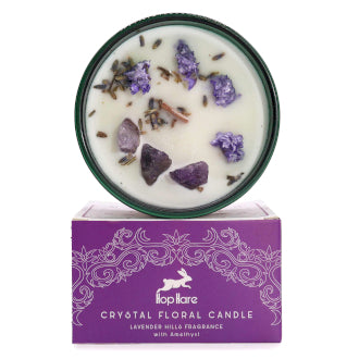 Hop Hare Crystal Magic Flower Candles