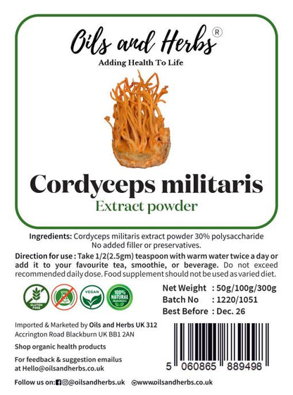 High Strength Cordyceps militaris extract powder