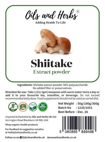 High Strength Shiitake Extract Powder