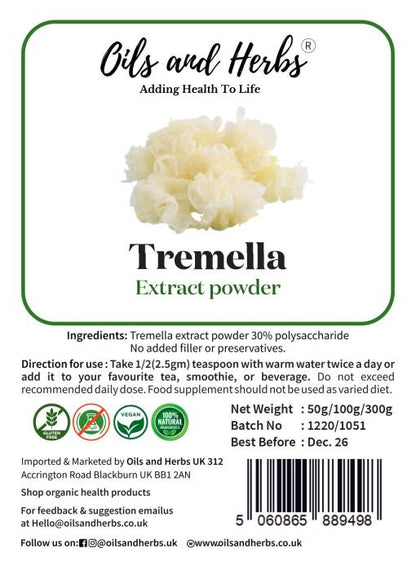 High Strength Tremella Extract Powder 30% polysaccharide