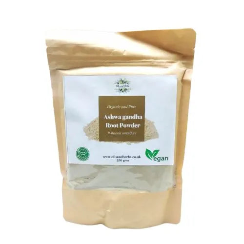 Organic Ashwagandha Powder -100% Pure Clean and Natural