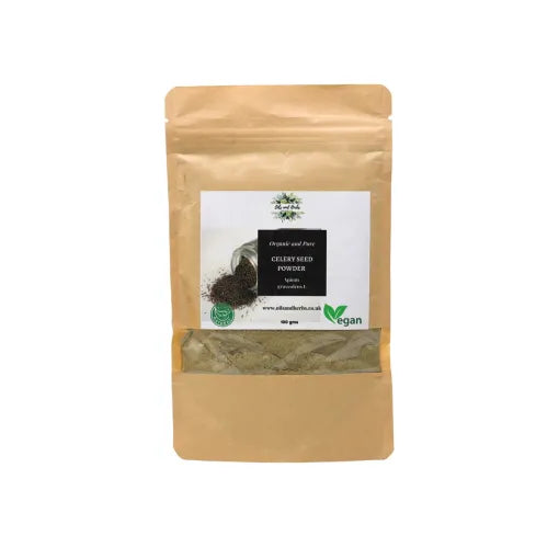 Organic Celery Seed Powder - Apium graveolens L - 100% Pure, Clean and Natural