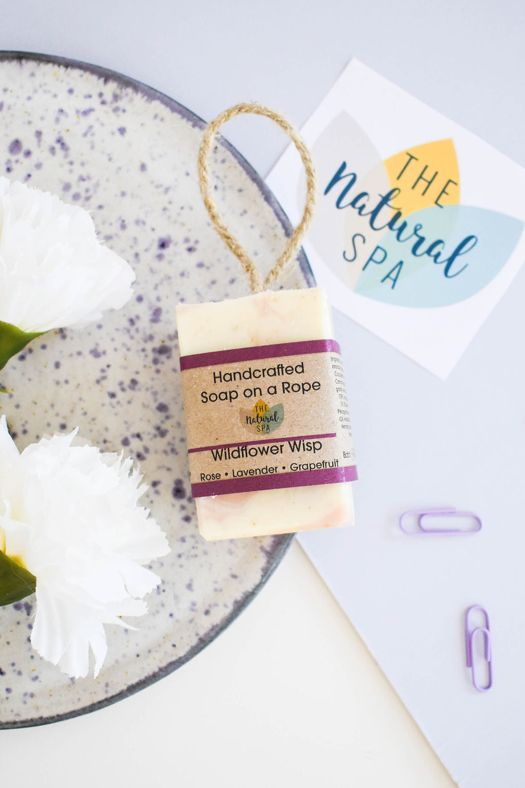 Natural Spa's - Cold Process Soap On a Rope