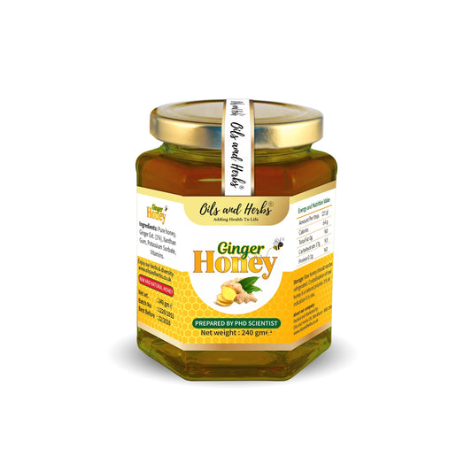 Raw Ginger Honey for Digestion