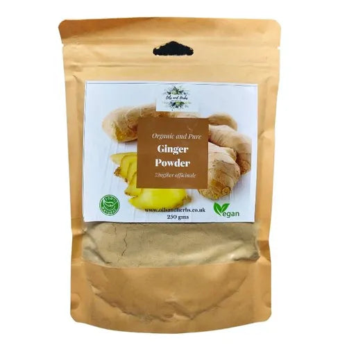 Clean Organic Ginger Powder - Zingiber officinale -100% Pure and Natural