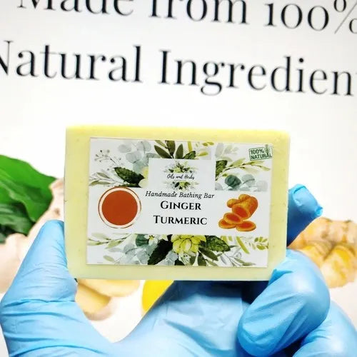 Ginger Turmeric Soap Handmade by Herbalist