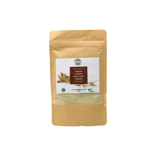 Organic Korean Ginseng Root Powder - Panax Ginseng- 100% Pure and Natural