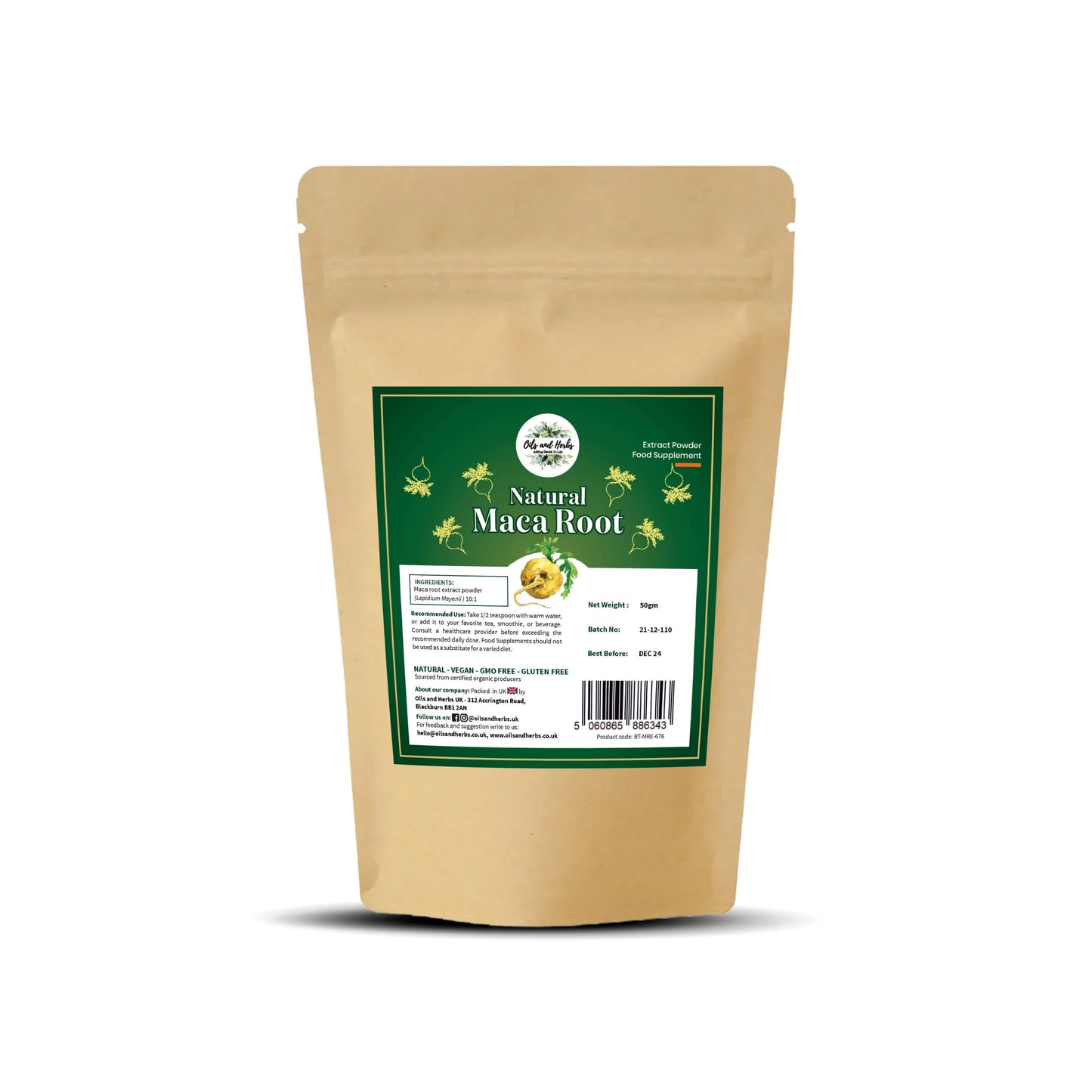 Maca Root Extract Powder 50gms