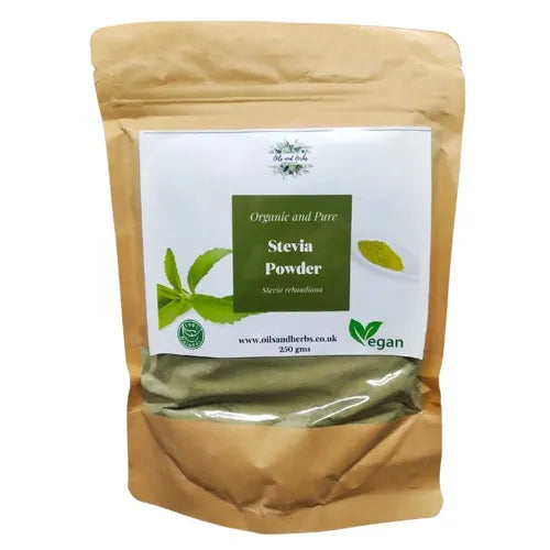 Organic Stevia Powder - Stevia rebaudiana -100% Pure and Natural