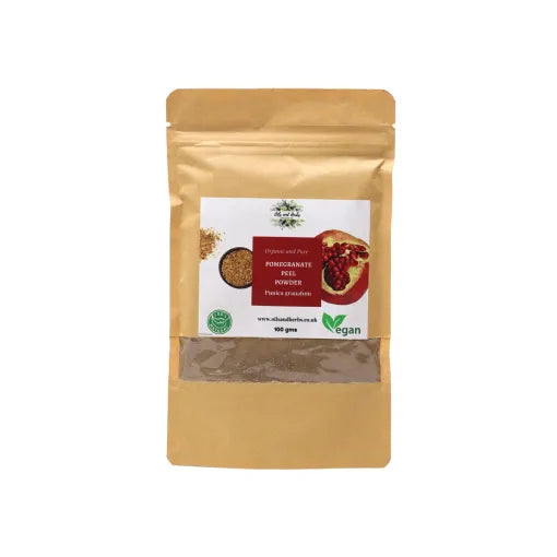 Organic Pomegranate Peel Powder - Punica granatum - 100% Pure Clean and Natural