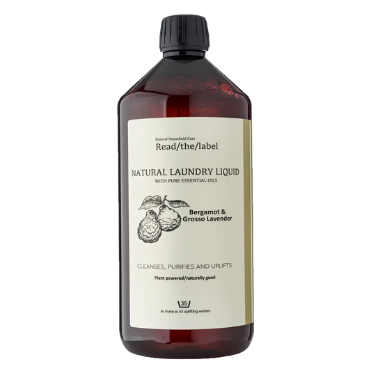 Natural Laundry Liquid- Bergamot & Grosso Lavender 1000ml