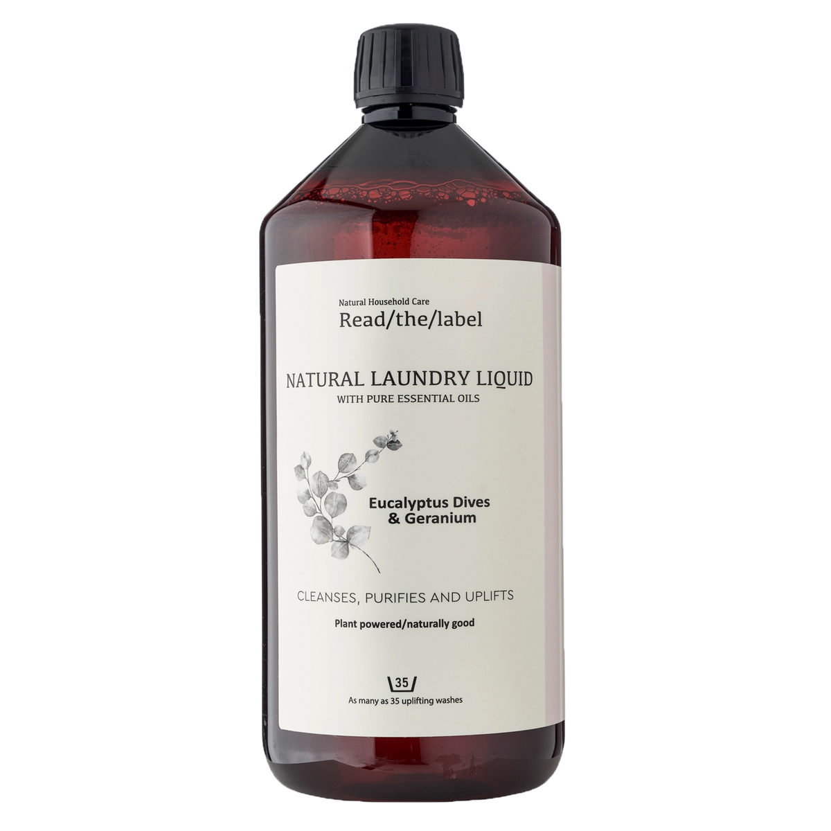 Read The Label Natural Laundry Liquid- Eucalyptus Dives & Geranium 1000ml