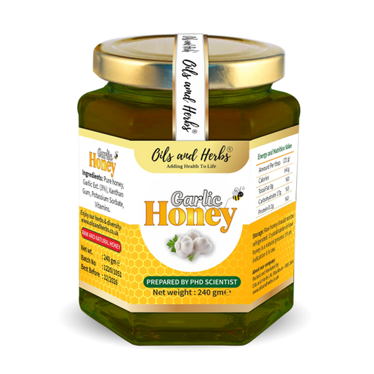 Raw Garlic Honey for Immune System Support