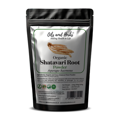 Organic Shatavari Root - Asparagus Powder - 100% Pure, Clean and Natural