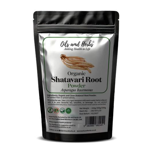 Organic Shatavari Root - Asparagus Powder - 100% Pure, Clean and Natural