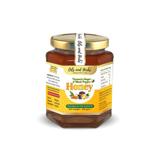 Mixed Turmeric Ginger & Black Pepper Honey