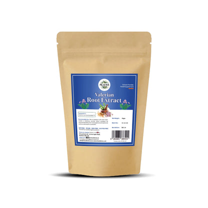 Organic Valerian Root Extract Powder - 4:1- 100% Pure and Natural
