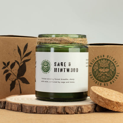 Greenman Woodwick Soy Candle