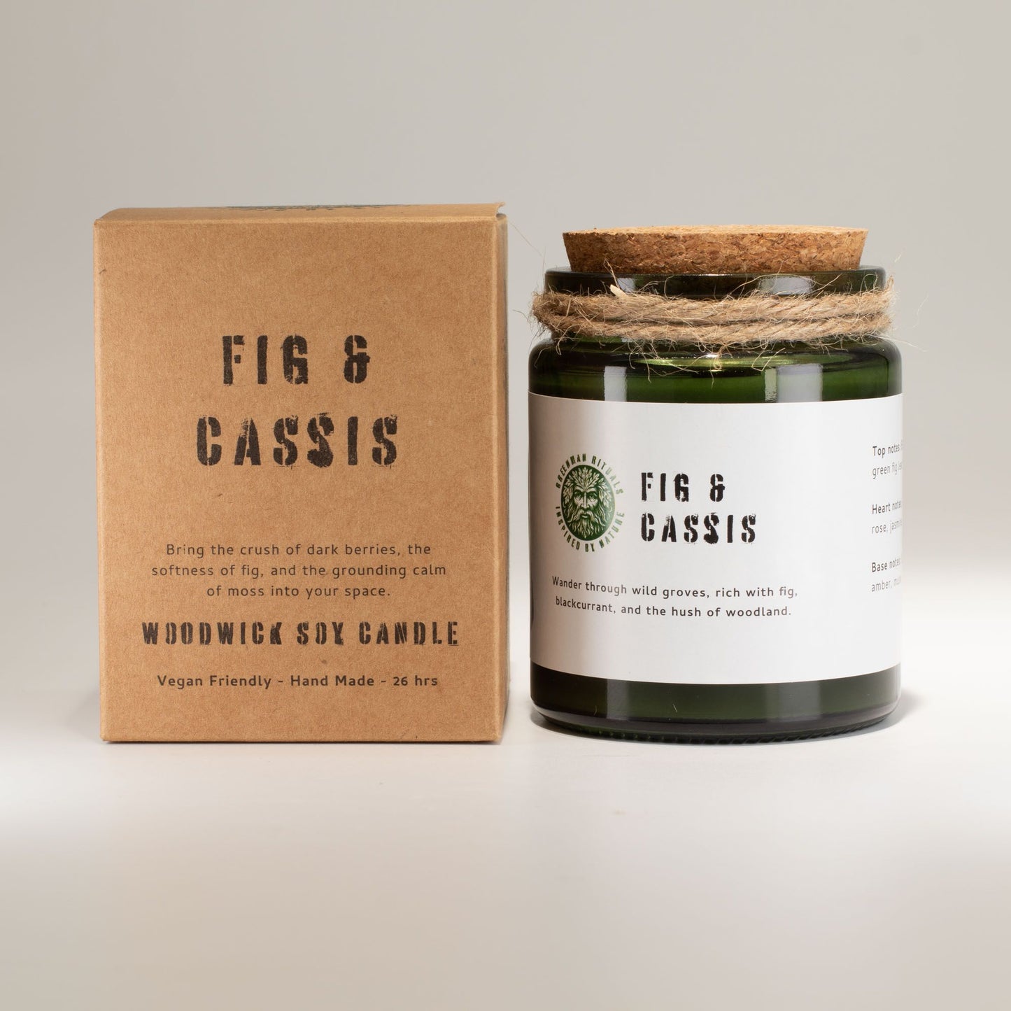 Greenman Woodwick Soy Candle