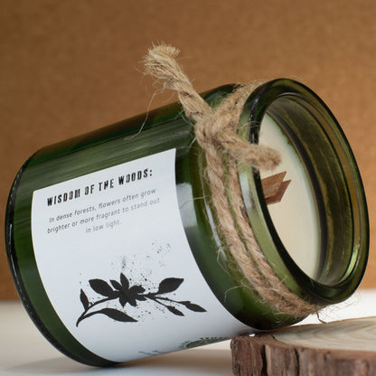 Greenman Woodwick Soy Candle