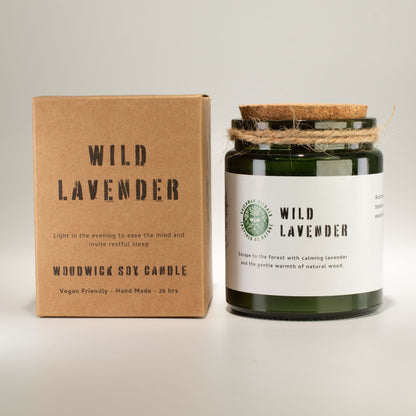 Greenman Woodwick Soy Candle