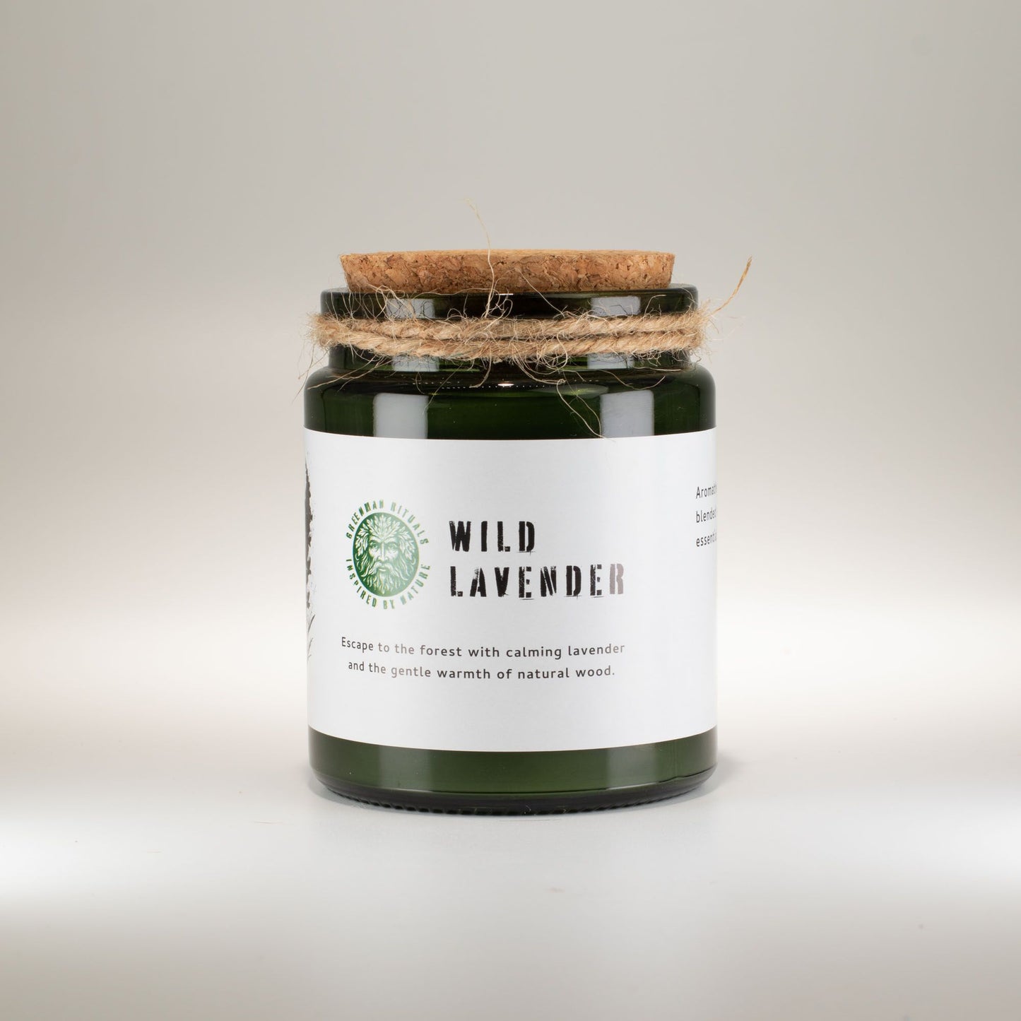 Greenman Woodwick Soy Candle