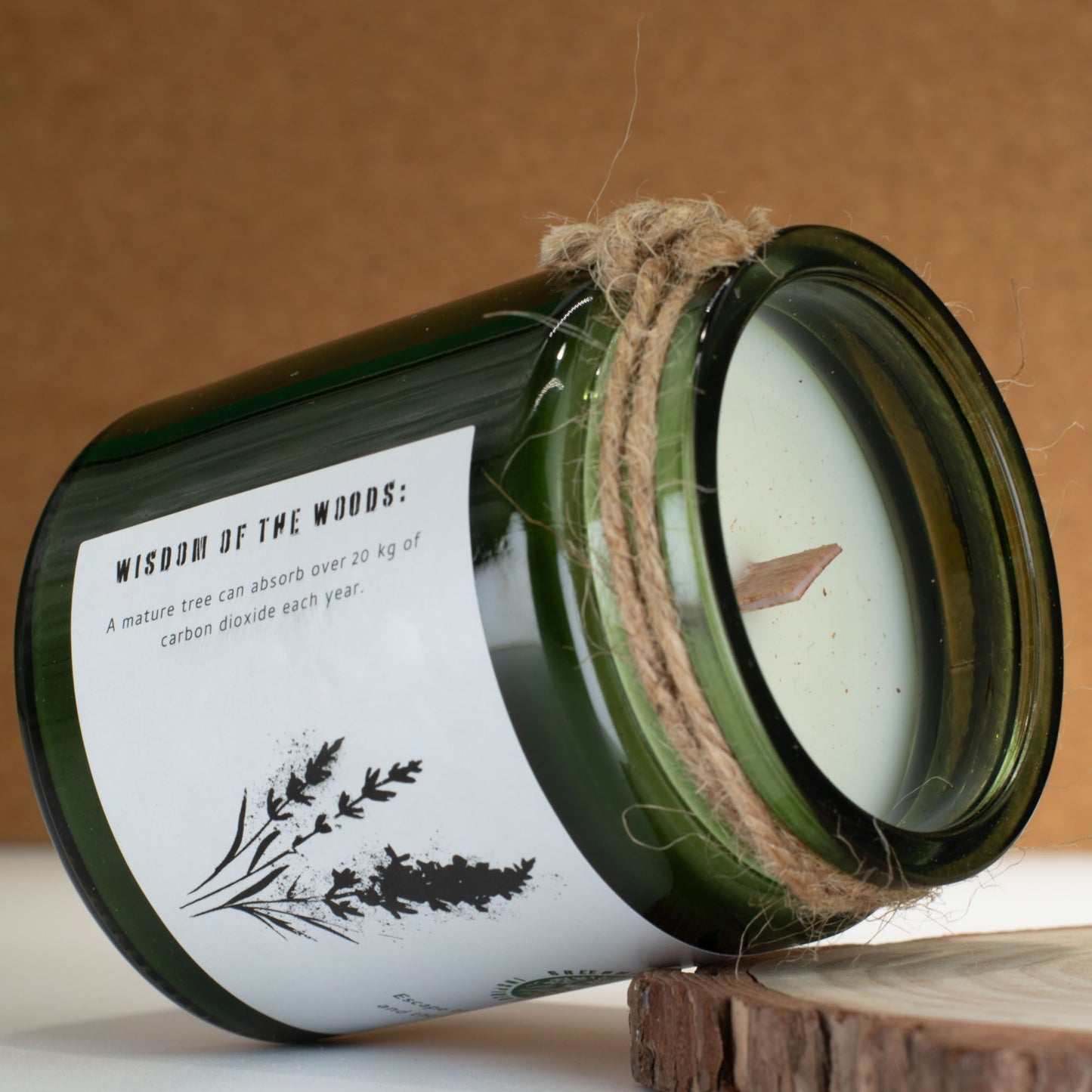 Greenman Woodwick Soy Candle