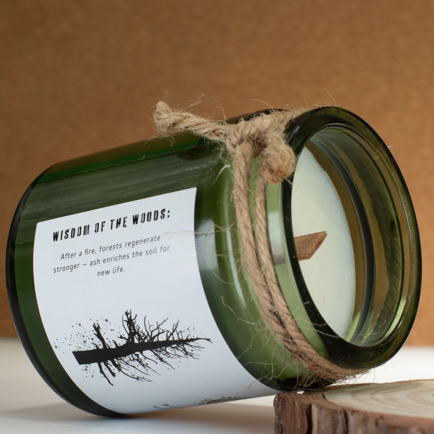 Greenman Woodwick Soy Candle
