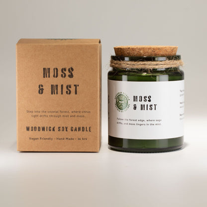 Greenman Woodwick Soy Candle
