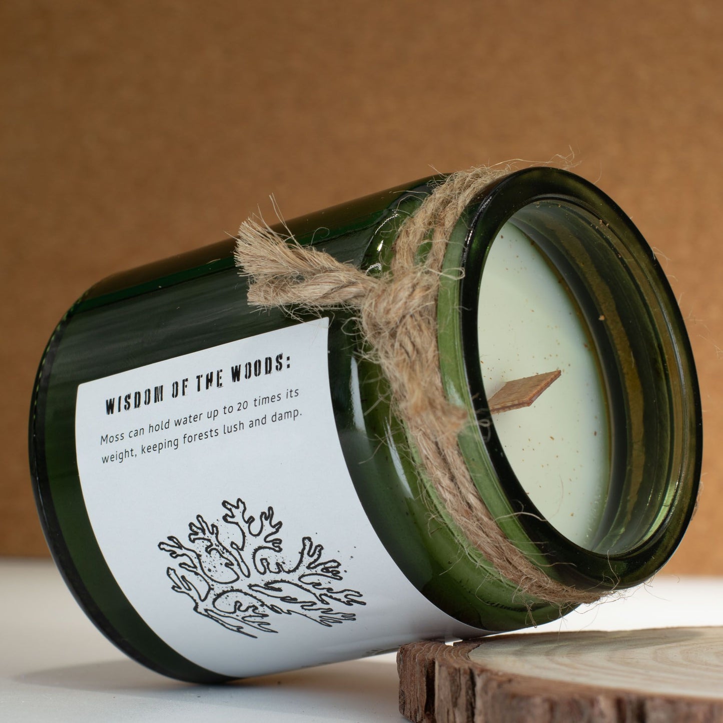 Greenman Woodwick Soy Candle