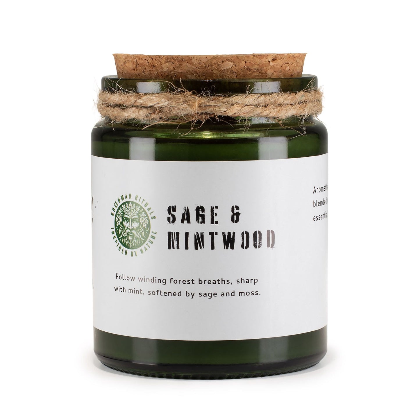 Greenman Woodwick Soy Candle