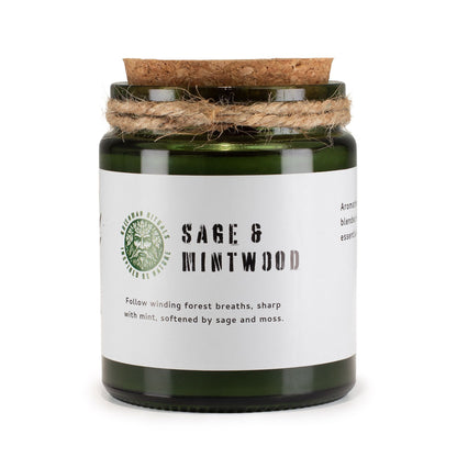 Greenman Woodwick Soy Candle