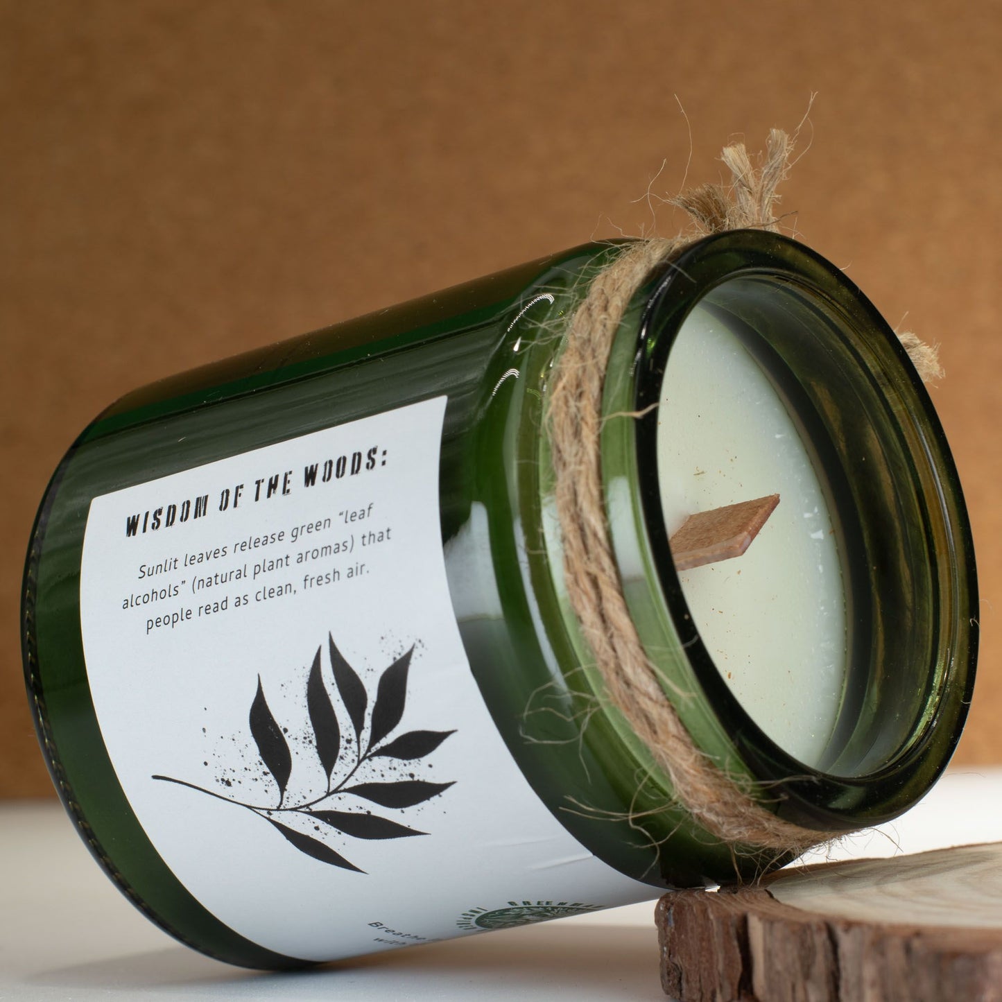 Greenman Woodwick Soy Candle