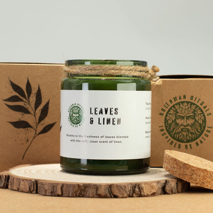 Greenman Woodwick Soy Candle