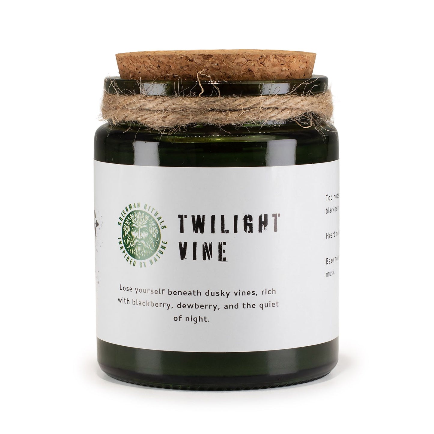 Greenman Woodwick Soy Candle