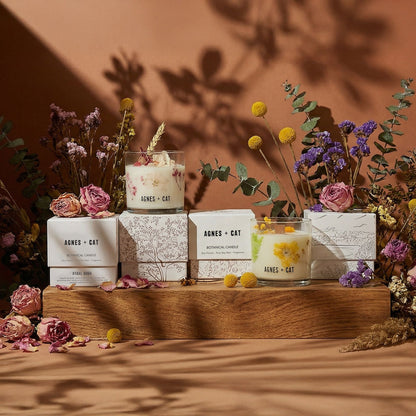 Agnes + Cat Botanical Soy Wax Candle - Lakeland Mocha