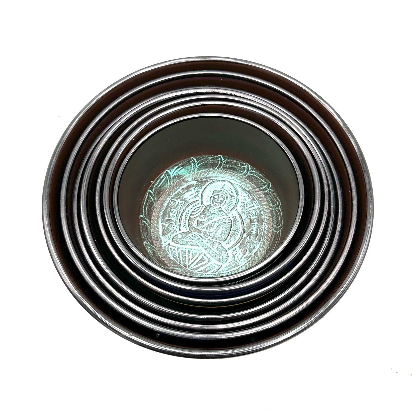 Small Chakra Set of  Seven Singing Bowls