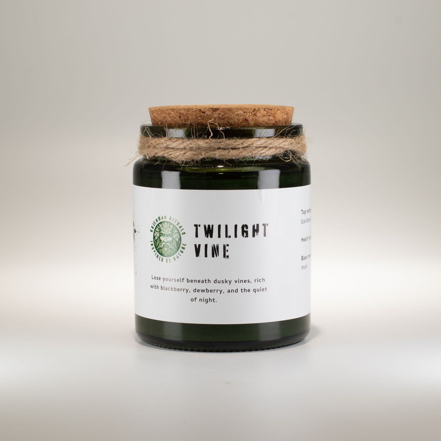 Greenman Woodwick Soy Candle