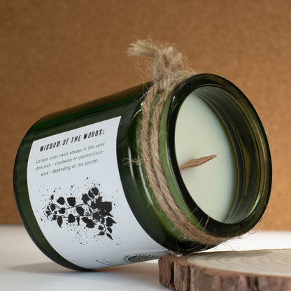 Greenman Woodwick Soy Candle