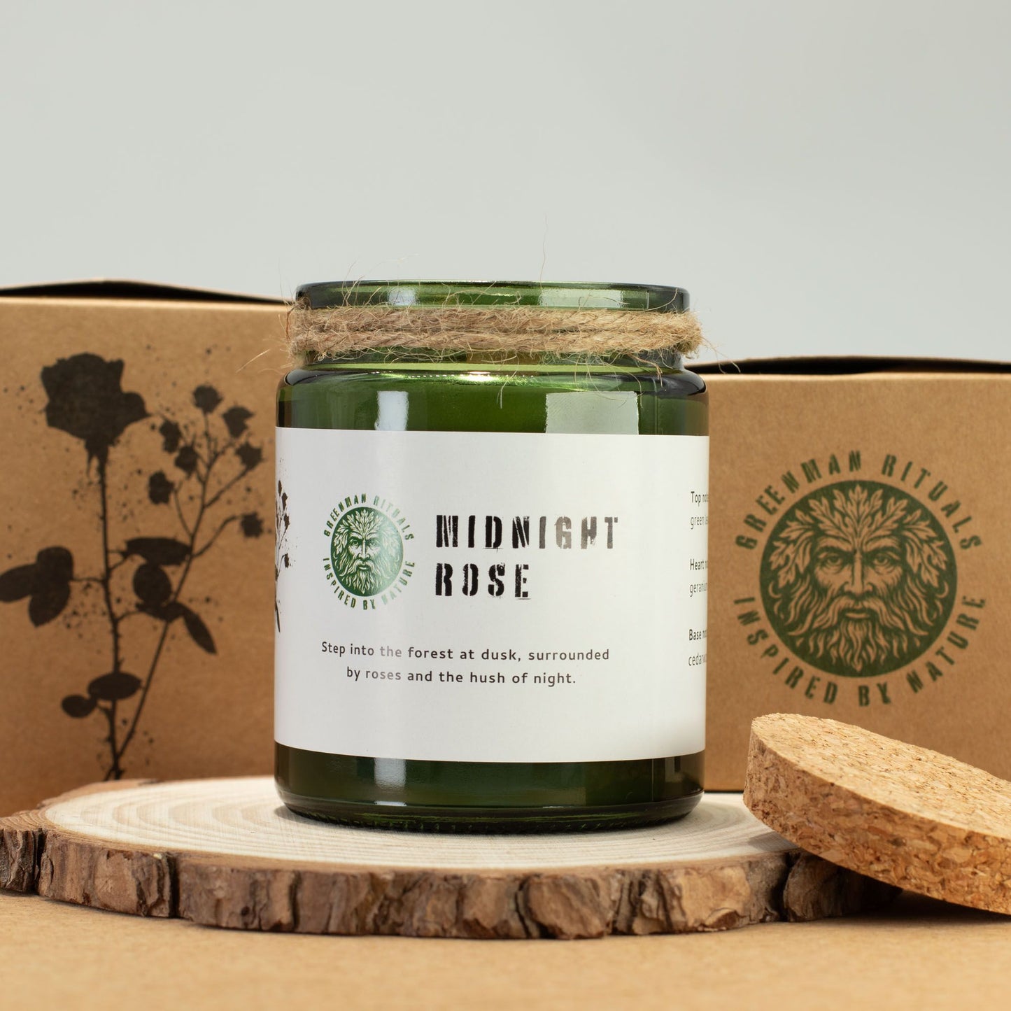 Greenman Woodwick Soy Candle