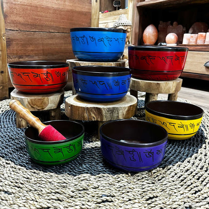 Small Chakra Set of  Seven Singing Bowls