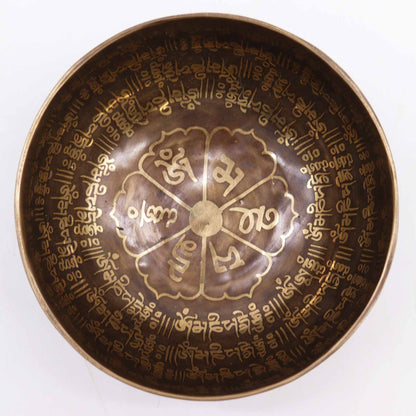 Tibetan Healing Engraved Bowl - Mantra
