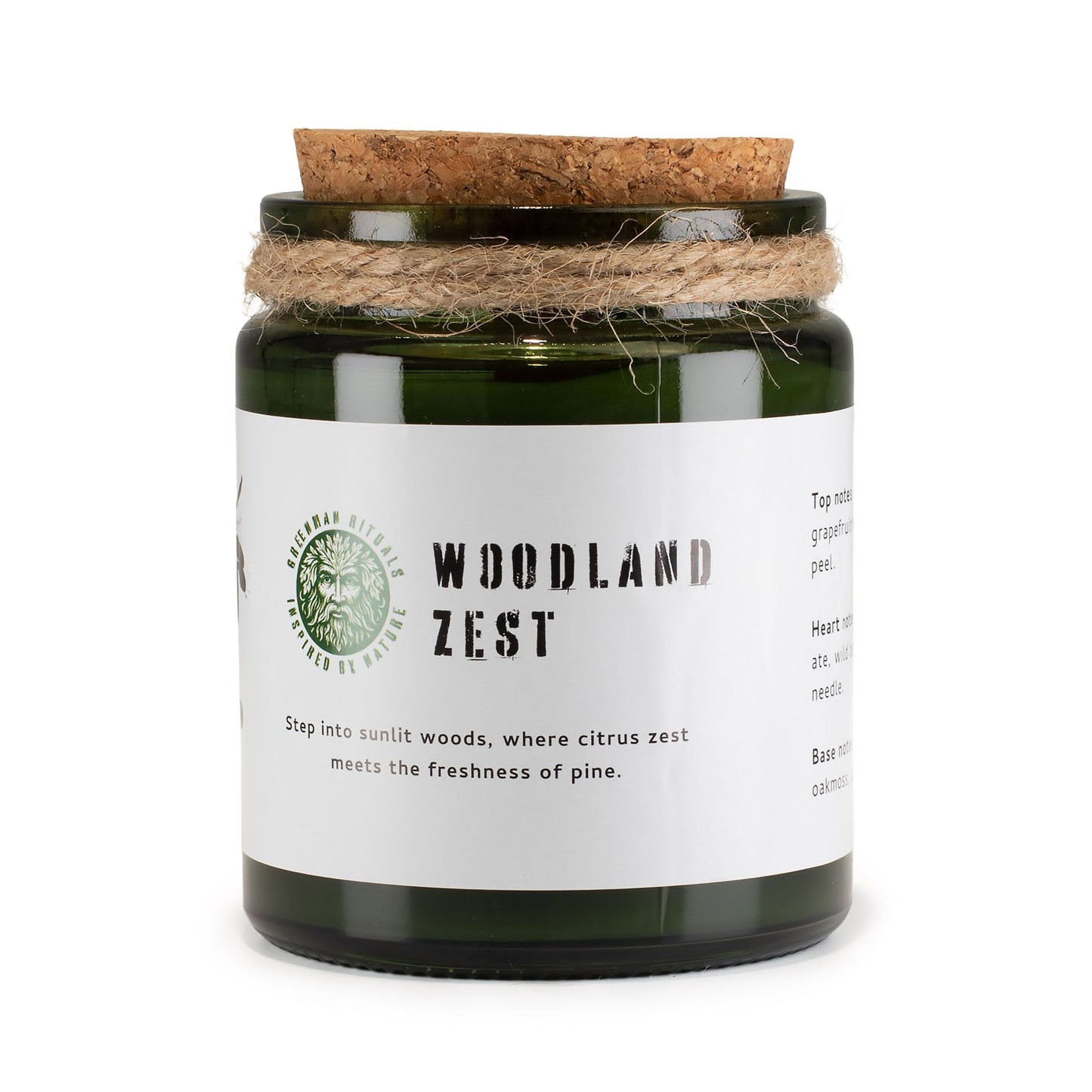 Greenman Woodwick Soy Candle