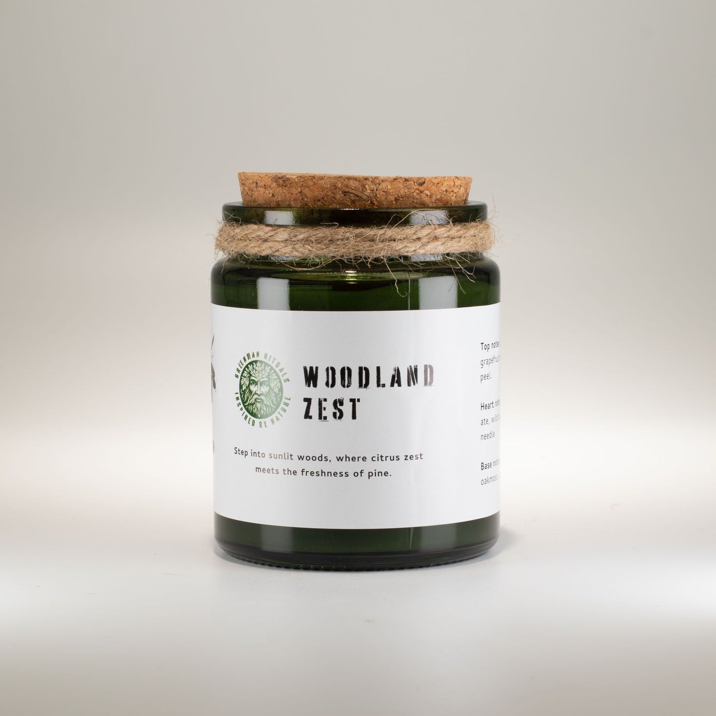 Greenman Woodwick Soy Candle