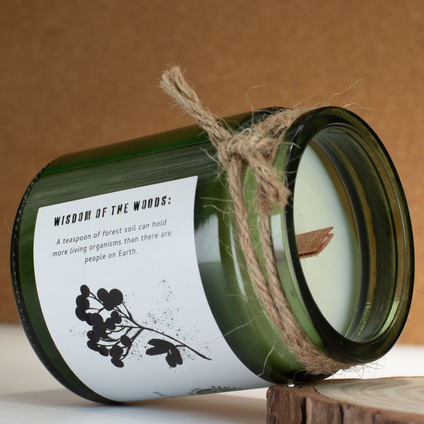 Greenman Woodwick Soy Candle
